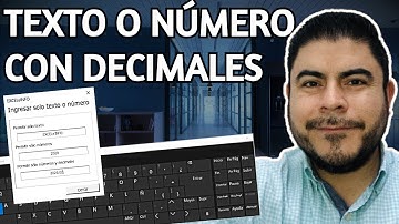 Permitir TEXTO o números con DECIMALES en TextBox de Formulario 👉 [Excel VBA]