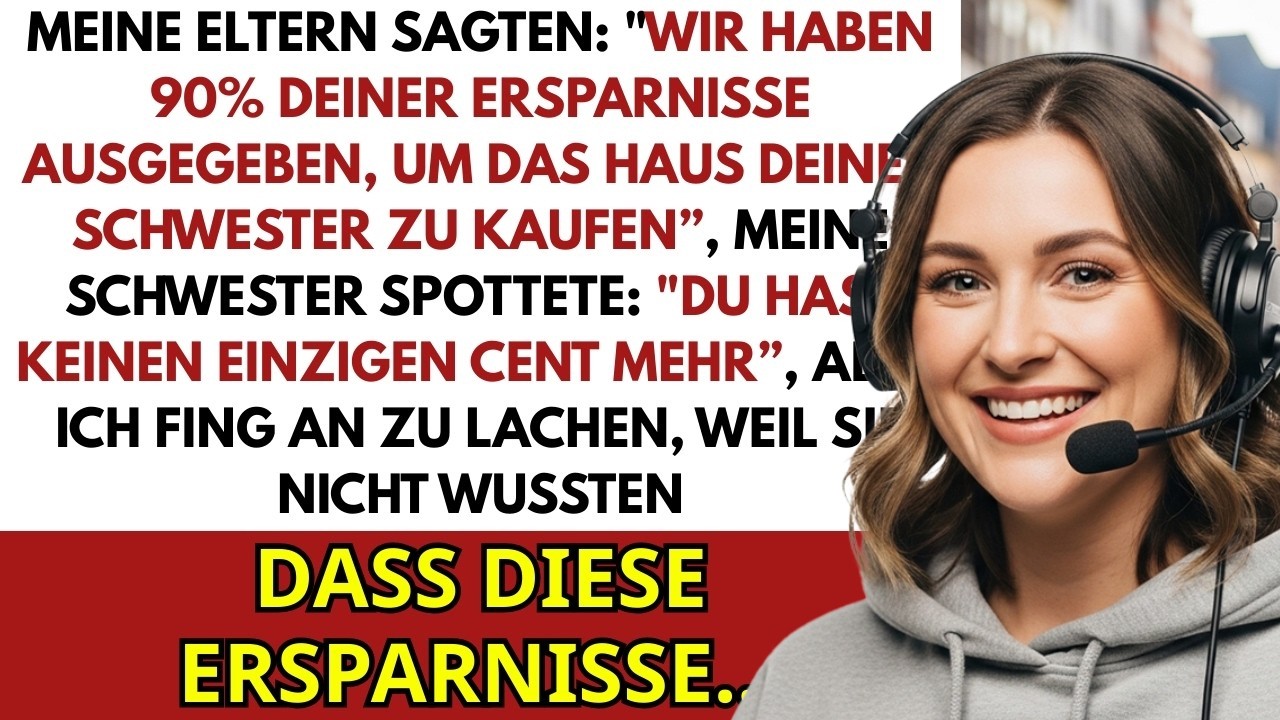 Ich saß im Wohnzimmer meiner Eltern, als meine Mutter nervös an ihrem Ring spielte und sagte: „Kiara, wir haben dein Erspartes benutzt, um deiner Schwester ihr Traumhaus zu kaufen.“ Mein Konto...