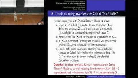 Dominic Joyce - Quantization of 3-Calabi-Yau moduli spaces