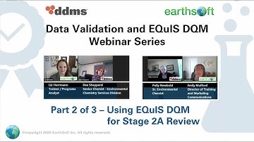 Data Validation and EQuIS DQM: Part 2 | Using EQuIS DQM for Stage 2A Review