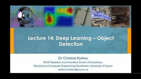 Lecture 14: Deep Learning - Object Detection (Part 1)
