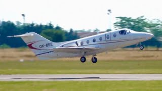 Hawker Beechcraft 400A | OK-BEE | Startup and Takeoff at Nancy Essey Airport #youtubeshorts #video