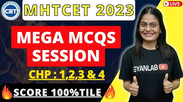 MHTCET 2023 | Mega MCQ