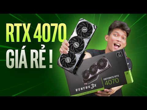 Trên tay RTX 4070 đầu tiên Việt Nam - VGA giá rẻ mà ngon MSI RTX 4070 Ventus 3X