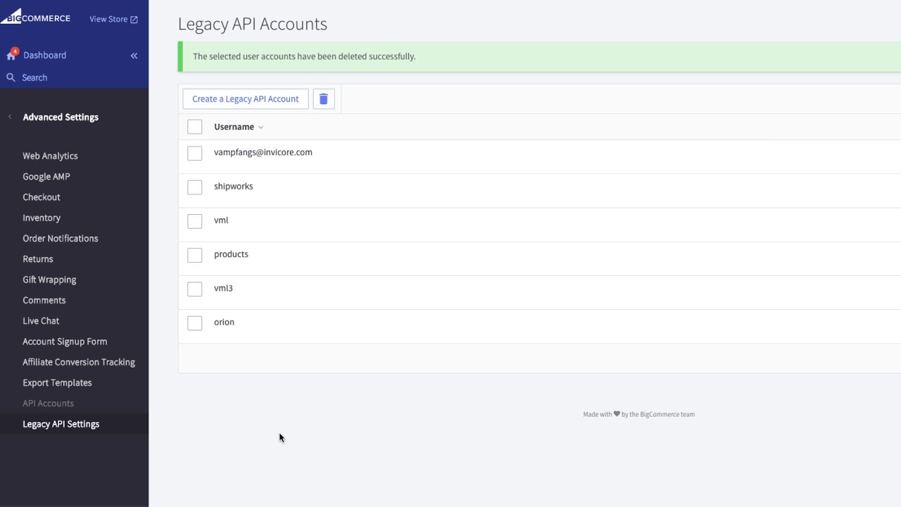 Creating A Legacy API In BigCommerce To Connect To VerifyMyLenses - YouTube