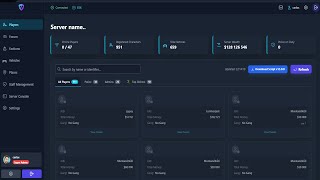 FREE ESX/QBFivem Ultimate Control Panel Manage Players, Admins & Scripts| fivemcontrol.com