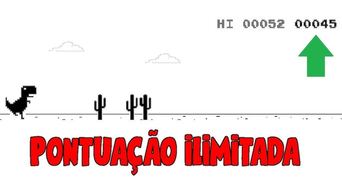 Como Jogar o Jogo do Dinossauro no Google Chrome (Sem internet) / Dino Game  in Google Chrome on Make a GIF