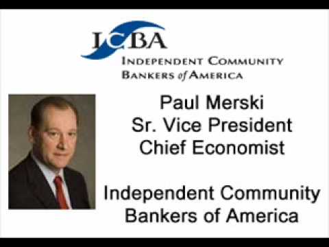Coleman Interview with Independent Community Bankers of America Chief Economist Paul Merski