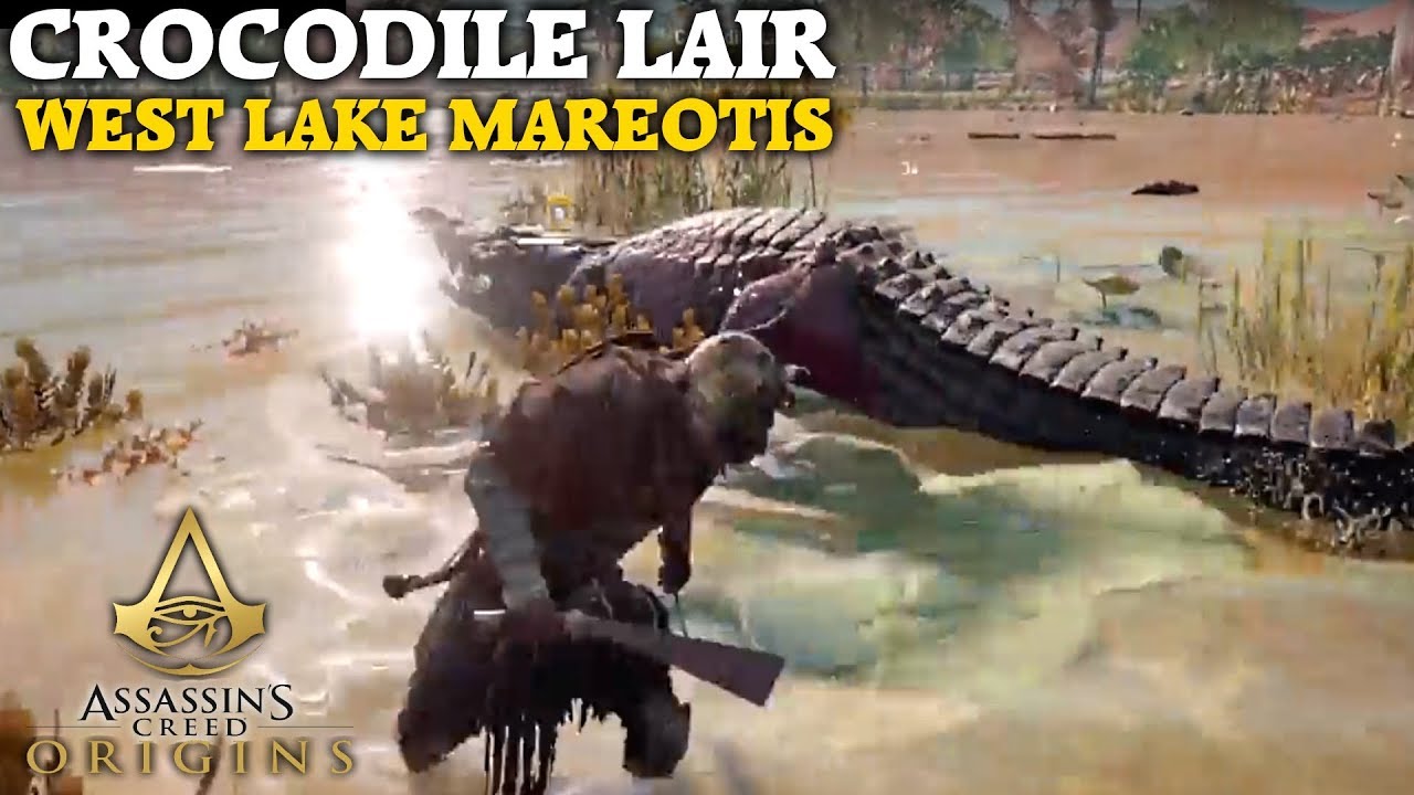 Assassin's Creed Origins - Crocodile Lair - Location Objective Side Quest