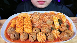 ASMR Seblak Pentol Sosis Pedas 🔥 | Spicy Indonesian Street Food ASMR