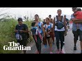 On the road with the migrant caravan