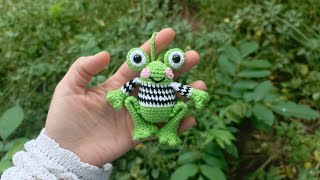 : Amigurumi kurbaga anahtarlik|Anahtarlik yapimi#tutorial #amigurumi #tarif#tutorial