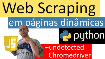 Raspagem de dados [de JavaScript dinâmico] com undetected Chromedriver - Python