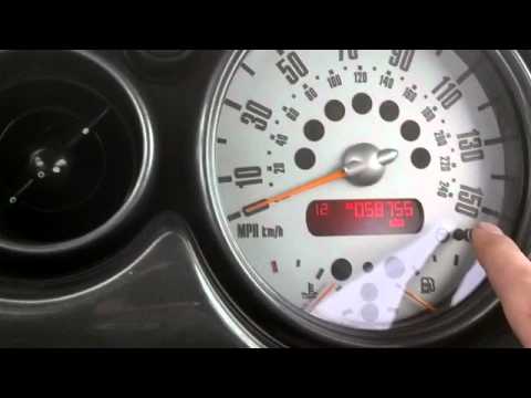 How to set the clock on a Mini Cooper R53 - YouTube