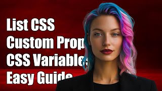 List CSS custom properties (CSS Variables)