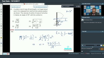 AIATS TEST 06 Code A For Class XII Studying PHYSICS JEE Main 2018 Q21 to 25