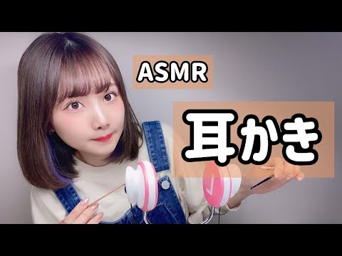 【ASMR】耳かき(竹耳かき、綿棒、梵天、プラスティック)【睡眠用】