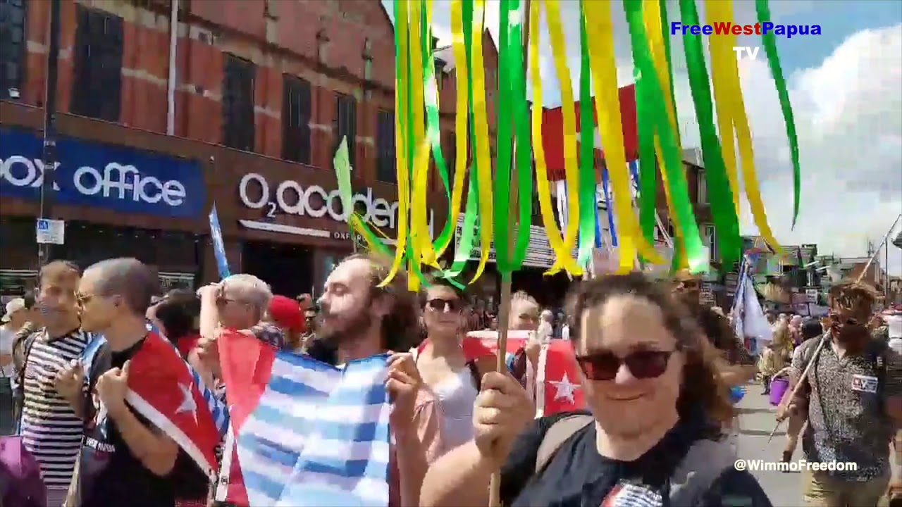 tv kanalları West Papua Community in Oxford join Cowley Road Carnival 2019 Part 2