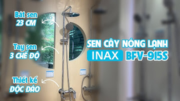 Sen cây nóng lạnh INAX BFV-915S thiết kế độc đáo linh hoạt, lớp mạ siêu sáng
