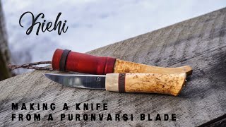 Making A Knife From A Finnish Puronvarsi Blade