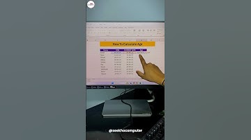 Calculate Age in Excel Automatically | DATEDIF Formula Explained | #shorts #excel #viralvideo #100k
