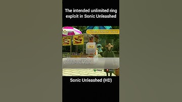 The intended unlimited rings exploit in Sonic Unleashed #sonic #shorts