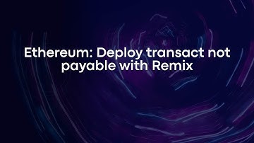 Ethereum: Deploy transact not payable with Remix