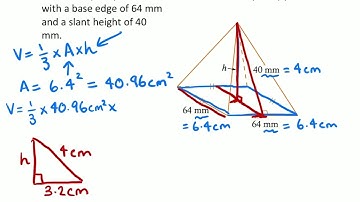 Volume of Pyramids and Cones part 2