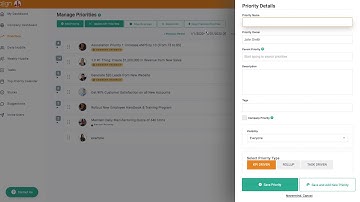 How to create priorities in Align