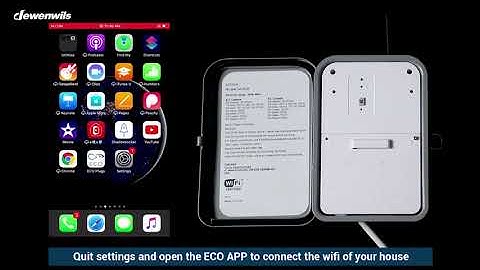 DEWENWILS Outdoor Smart Wi-Fi  Controller  Pool Pump Timer Reset Manual