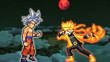 Goku MUI ( Bog) VS Naruto OP(All Form) in jump Force Mugen