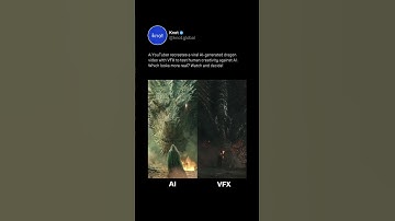 AI vs VFX—Who Created the Ultimate Dragon? 🐉🔥 #VFX #CGI #AI #VisualEffects #viral #art