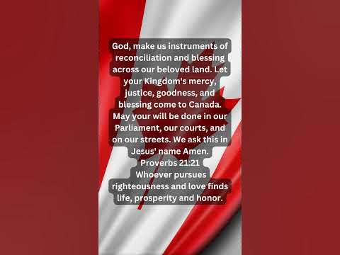 PRAYER FOR CANADA. - YouTube