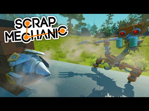 Видео: Как запустить бур без топлива в Scrap Mechanic | Скрап Механик