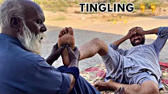 ASMR FEET & LEG CARE MASSAGE MEN FOR TINGLES & PAIN RELIEF | FOOT REFLEXOLOGY ASMR | LEG MASSAGE