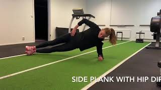 Side Plank With Hip Dip