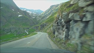 Driving the Col de l'Iseran mountain pass from the Cormet de Roselend pass in France