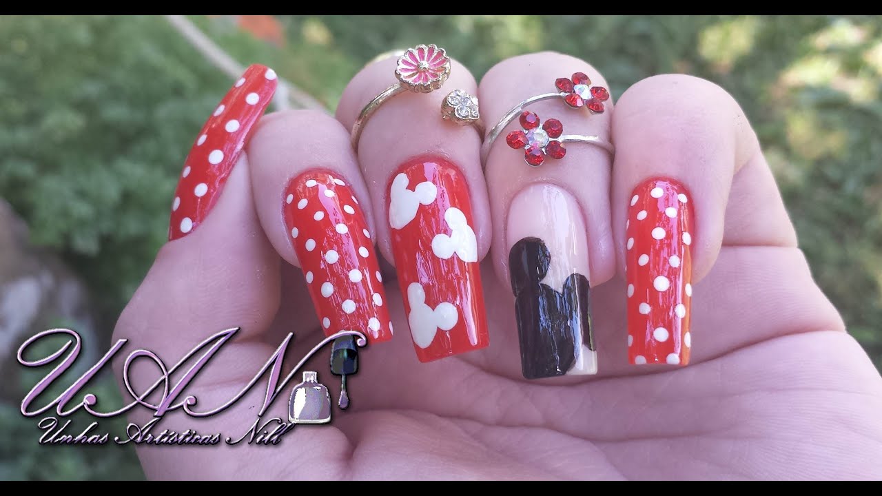 Passo a passo Disney - Unhas Artísticas Nill