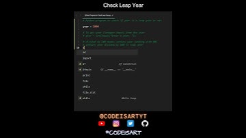 Check Leap Year in Python | Python Examples | Python Coding Tutorial | Python Coding Interview