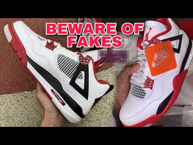 air jordan 4 real vs fake