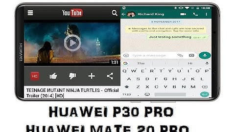Split Screen HUAWEI P30 PRO | HUAWEI MATE 20 PRO | Two Apps On One Screen |  هواوي ميت 20 برو