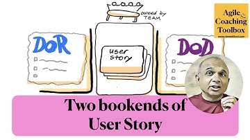 Two bookends of User Story: Definition of Ready (DoR) and Definition of Done (DoD)