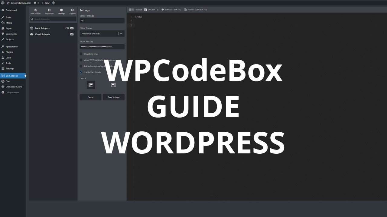 How To Enable Ask before uploading to the cloud WPCodeBox - YouTube