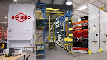 Swisso Storage - Modula VLM | Montel Mobile Racking Systems | Rapistak Pallet Racking for Warehouses