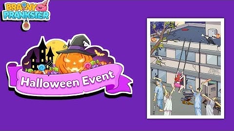 Brainy Prankster Halloween Event Level 6 |Help The Girl Escape From Zombies| Walkthrough Solution
