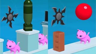 Dont Slice The Cats - Very Satisfying And Relaxing ASMR Slicing Game screenshot 1
