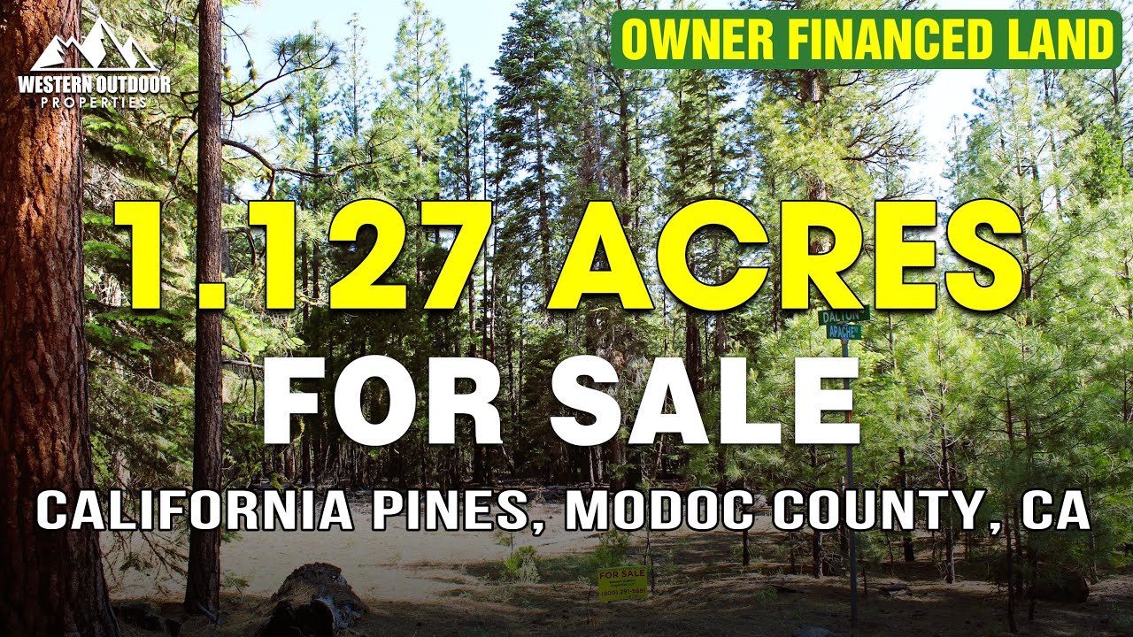 LAND FOR SALE - 1.12 Acres California Pines, CA | Seller Financing | Power Close | Views | 24023