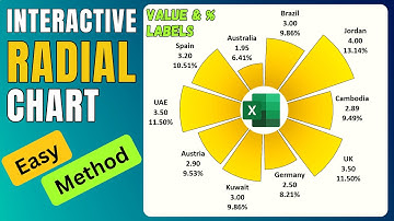 Easy Method to Create Radar Chart with Percentage & Value