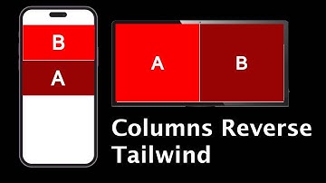 Mobile view columns reverse Tailwind | Tailwind how reverse the order of columns? by techno sunita