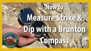 How to Measure Strike and Dip with a Brunton Pocket Transit Compass